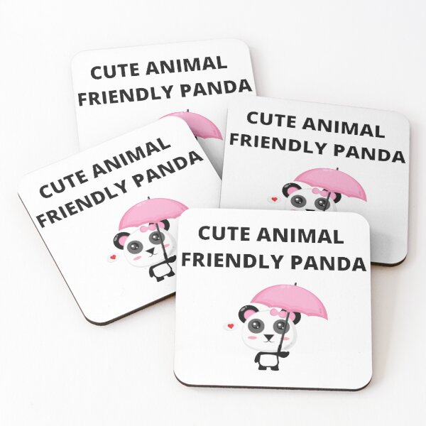 Item preview, CUTE ANIMAL FRIENDLY PANDA  designed and sold by M Mariatique.