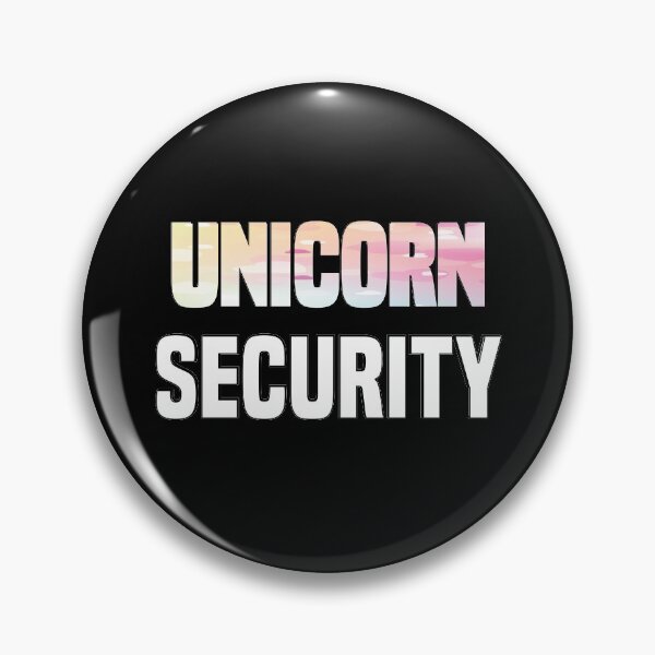 Item preview, Rainbow Unicorn Security - Colorful Unicorn Rainbow Girly Design for Unicorn Lovers designed and sold by Prince - Bestseller ★★★★★.