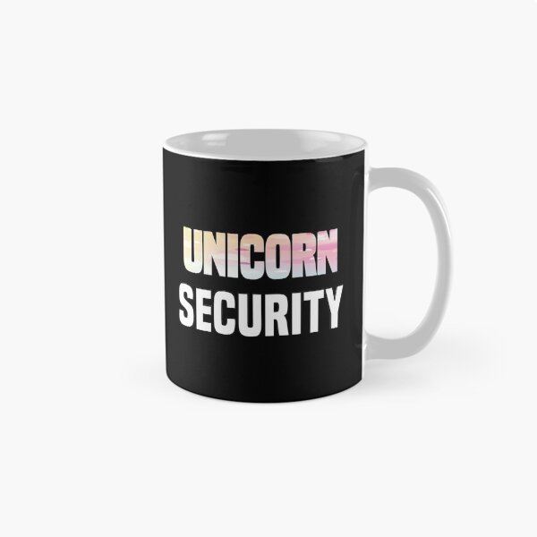 Item preview, Rainbow Unicorn Security - Colorful Unicorn Rainbow Girly Design for Unicorn Lovers designed and sold by Prince - Bestseller ★★★★★.