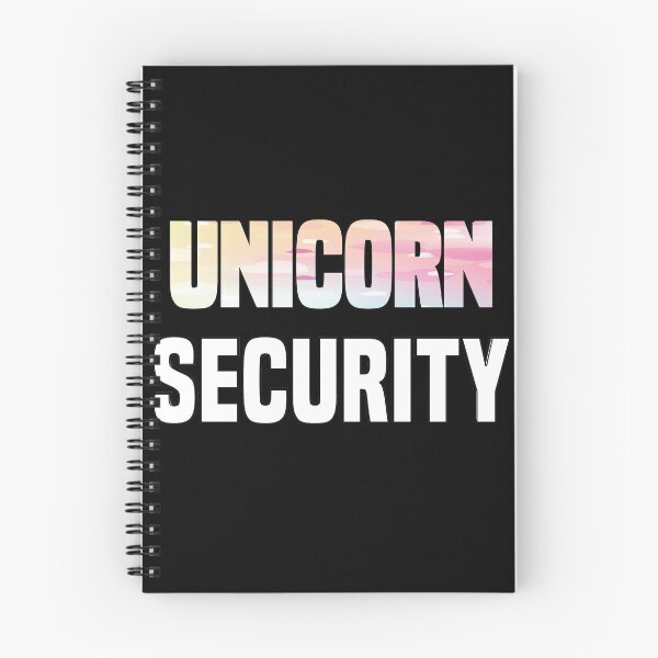 Item preview, Rainbow Unicorn Security - Colorful Unicorn Rainbow Girly Design for Unicorn Lovers designed and sold by Prince - Bestseller ★★★★★.