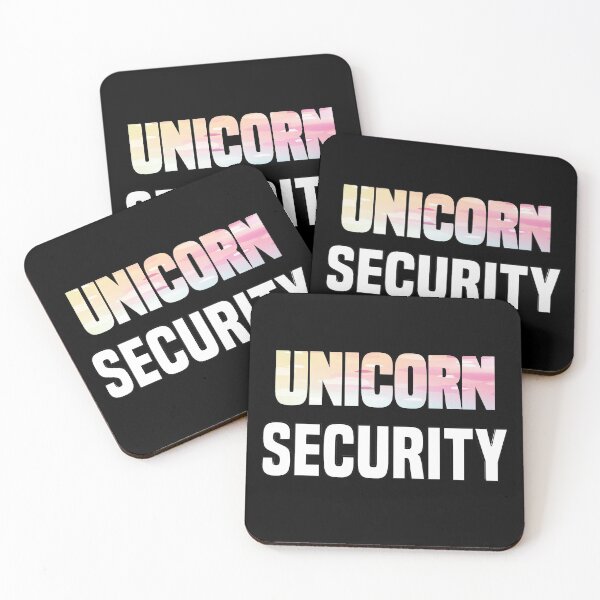 Item preview, Rainbow Unicorn Security - Colorful Unicorn Rainbow Girly Design for Unicorn Lovers designed and sold by Prince - Bestseller ★★★★★.