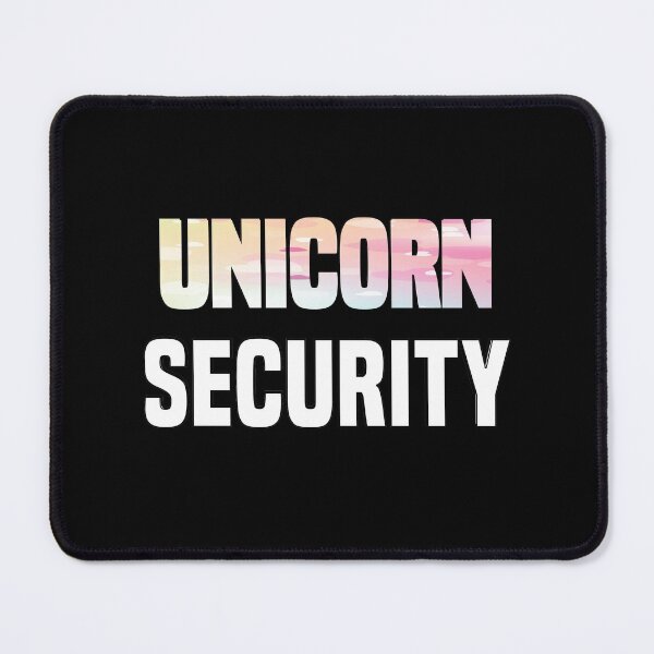 Item preview, Rainbow Unicorn Security - Colorful Unicorn Rainbow Girly Design for Unicorn Lovers designed and sold by Prince - Bestseller ★★★★★.