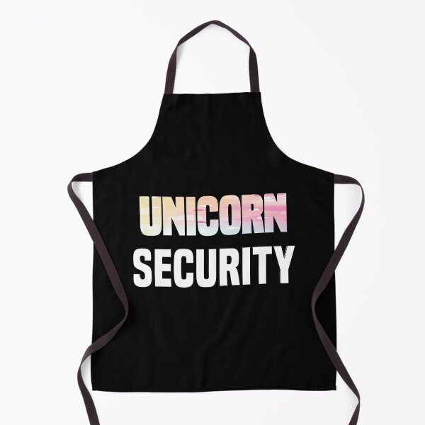 Item preview, Rainbow Unicorn Security - Colorful Unicorn Rainbow Girly Design for Unicorn Lovers designed and sold by Prince - Bestseller ★★★★★.