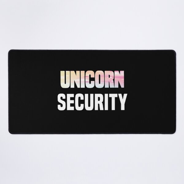 Item preview, Rainbow Unicorn Security - Colorful Unicorn Rainbow Girly Design for Unicorn Lovers designed and sold by Prince - Bestseller ★★★★★.