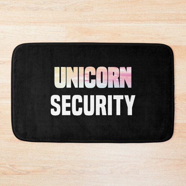 Item preview, Rainbow Unicorn Security - Colorful Unicorn Rainbow Girly Design for Unicorn Lovers designed and sold by Prince - Bestseller ★★★★★.