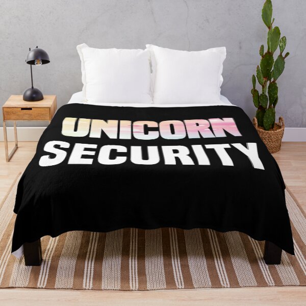 Item preview, Rainbow Unicorn Security - Colorful Unicorn Rainbow Girly Design for Unicorn Lovers designed and sold by Prince - Bestseller ★★★★★.