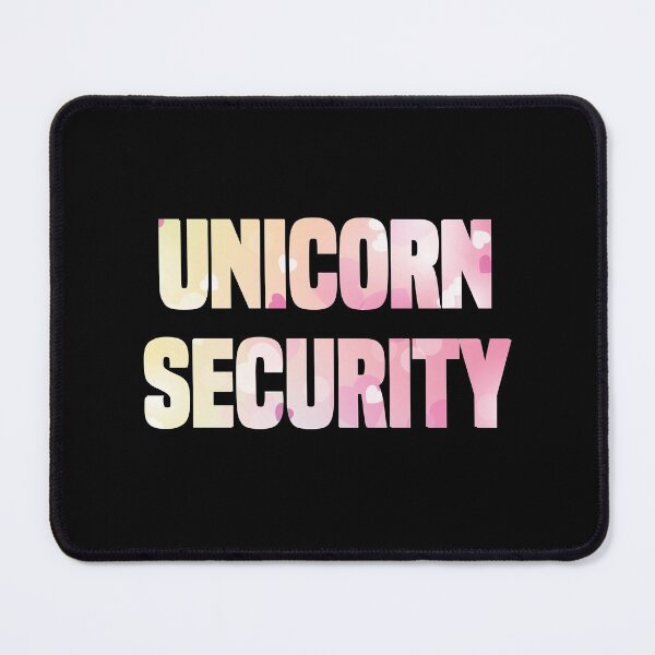 Item preview, Rainbow Unicorn Security - Colorful Unicorn Rainbow Girly Design for Unicorn Lovers designed and sold by Prince - Bestseller ★★★★★.