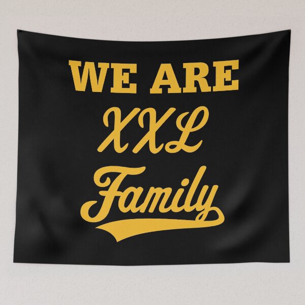Artikelvorschau, We Are XXL Family (Familie / Vater / Mutter / Kinder / Gold) entworfen und verkauft von MrFaulbaum.