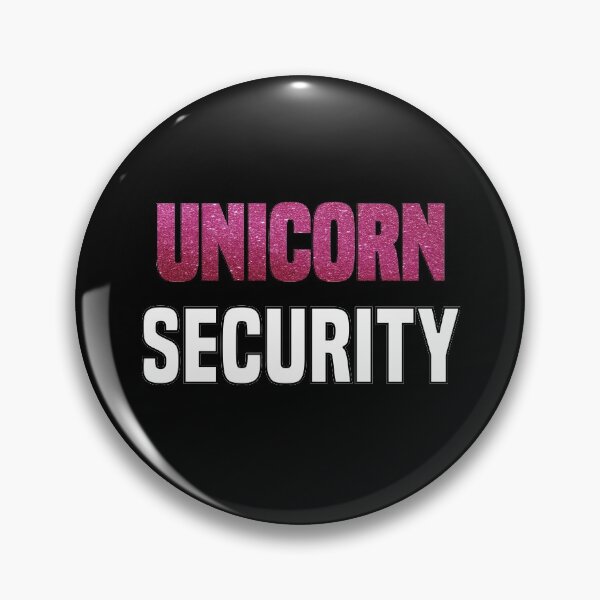 Item preview, Rainbow Unicorn Security - Colorful Unicorn Rainbow Girly Design for Unicorn Lovers designed and sold by Prince - Bestseller ★★★★★.