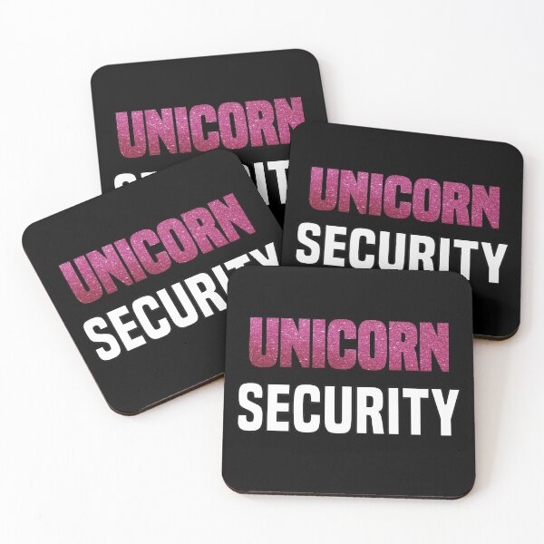 Item preview, Rainbow Unicorn Security - Colorful Unicorn Rainbow Girly Design for Unicorn Lovers designed and sold by Prince - Bestseller ★★★★★.