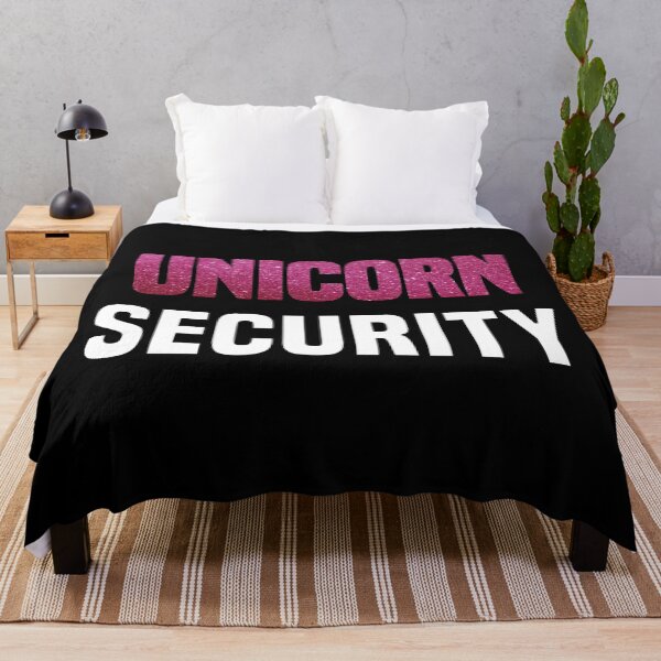 Item preview, Rainbow Unicorn Security - Colorful Unicorn Rainbow Girly Design for Unicorn Lovers designed and sold by Prince - Bestseller ★★★★★.