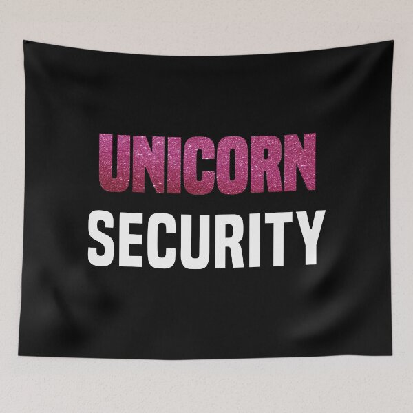 Item preview, Rainbow Unicorn Security - Colorful Unicorn Rainbow Girly Design for Unicorn Lovers designed and sold by Prince - Bestseller ★★★★★.