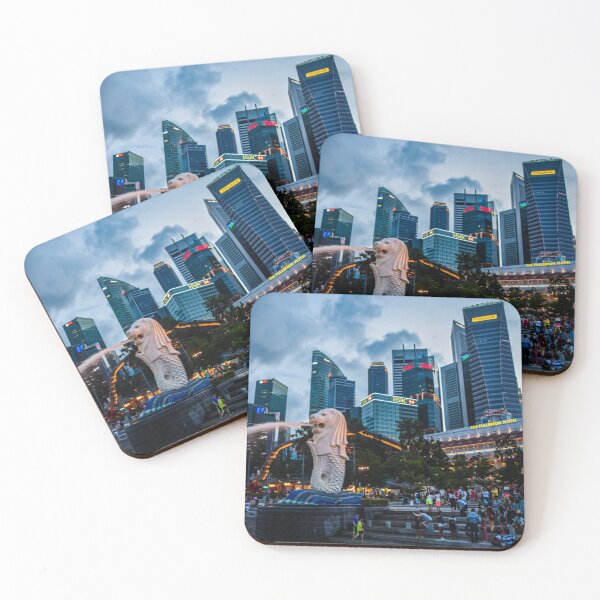 Item preview, Singapore skyline  designed and sold by Funkylikeabee.