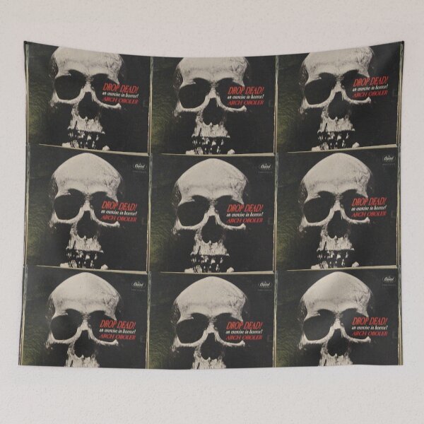 Item preview, Drop Dead, An Exercize in Horror, Skull designed and sold by Vintaged.