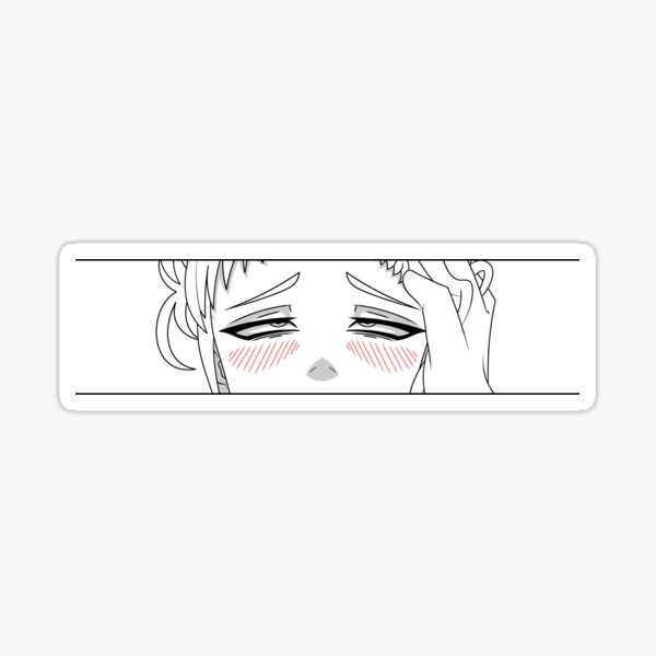 Female Anime Eyes Hentai Girl Orgasm Sticker For Sale By Prodbynieco Redbubble