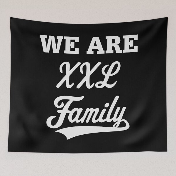 Artikelvorschau, We Are XXL Family (Familie / Vater / Mutter / Kinder / White) entworfen und verkauft von MrFaulbaum.