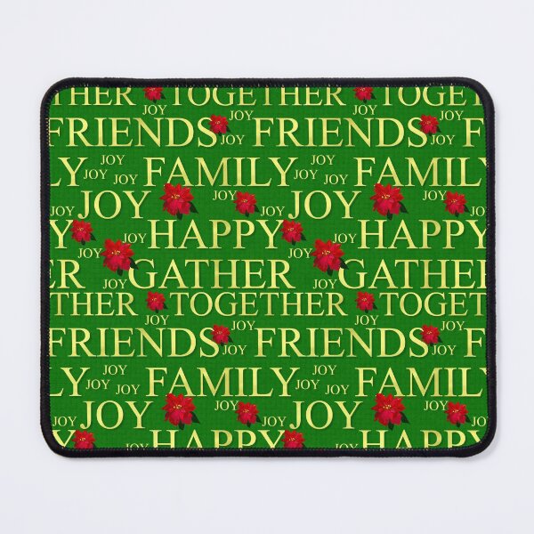 Item preview, Christmas Gathering Sentiments Gold on Green Repeat 5748 designed and sold by Art in My Loft.