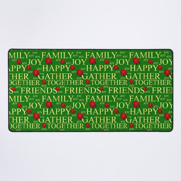 Item preview, Christmas Gathering Sentiments Gold on Green Repeat 5748 designed and sold by Art in My Loft.