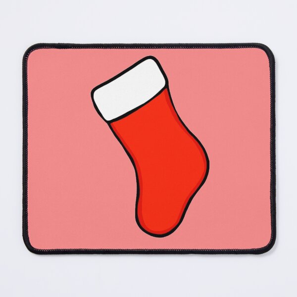 Item preview, Minimalistic Christmas Stocking In Light Red Color designed and sold by Barolina.