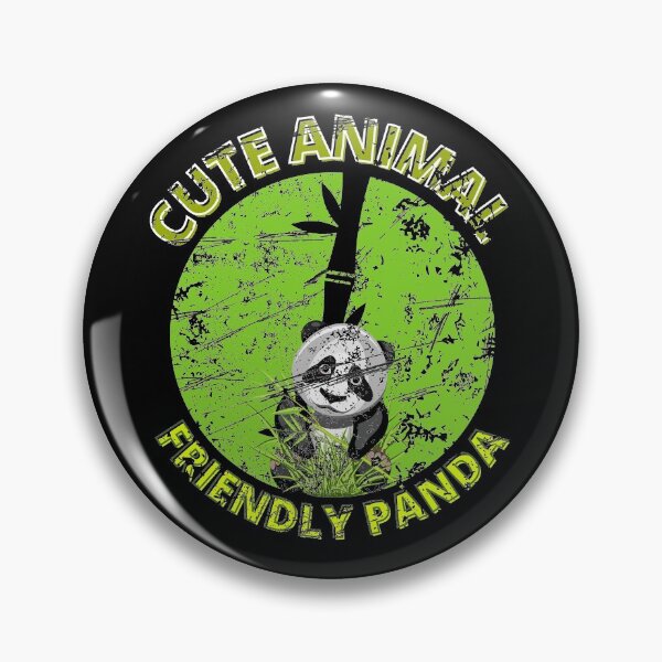 Item preview, Cute Animal Friendly Panda Circle Print Distressed  designed and sold by 133DandC.