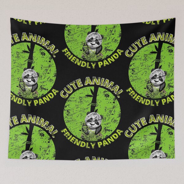 Item preview, Cute Animal Friendly Panda Circle Print Distressed  designed and sold by 133DandC.