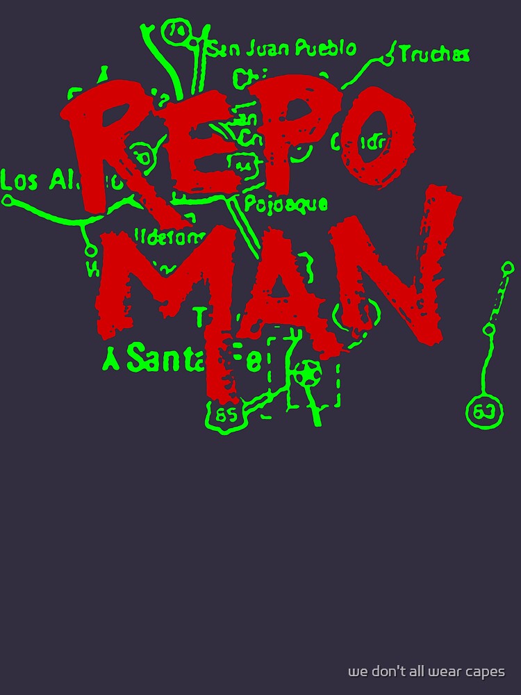 "repo man" Tshirt for Sale by notallcaped Redbubble television tshirts tv tshirts