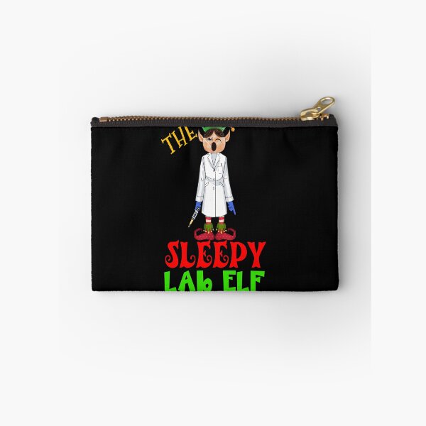 Item preview, THE SLEEPY LAB ELF FUNNY CHRISTMAS MEDICAL LAB SCIENTIST TECH SCIENTIST MICROBIOLOGY designed and sold by Hippiesole.