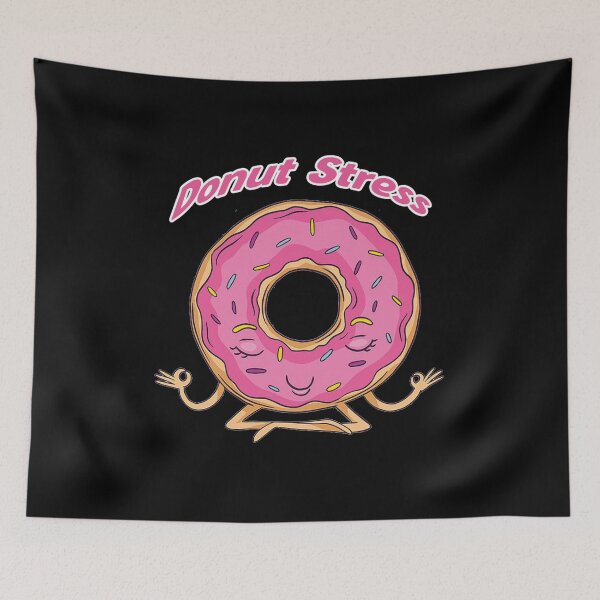 Artikelvorschau, Donut-Stress, Meditations-Donut, Geschenkidee für Donut-Liebhaber entworfen und verkauft von justbejoker.