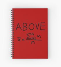 Above Average Spiral Notebook
