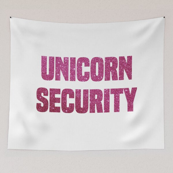 Item preview, Rainbow Unicorn Security - Colorful Unicorn Rainbow Girly Design for Unicorn Lovers designed and sold by Prince - Bestseller ★★★★★.