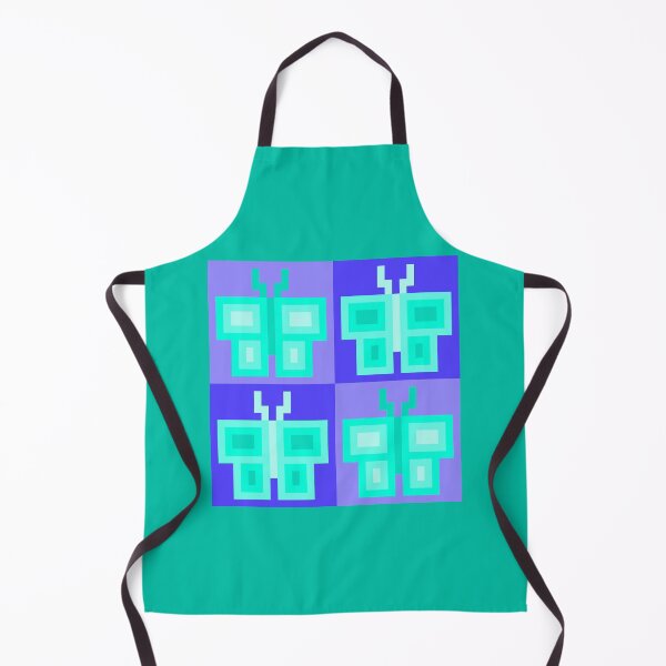 Item preview, Bright Cyan Pixel Butterflies designed and sold by rin3d .
