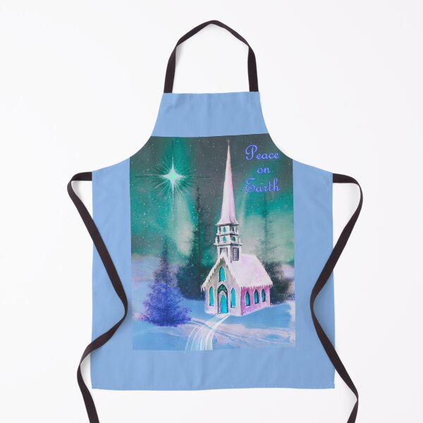 Item preview, SnowyCountrysideChurch designed and sold by FreshDonuts.