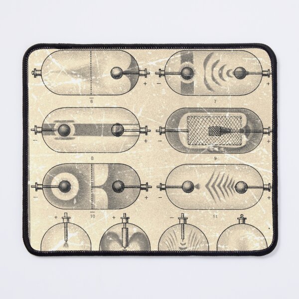 Item preview, Electrical Discharges Vintage Old Distressed Look Illustration designed and sold by TrulyEpoque.