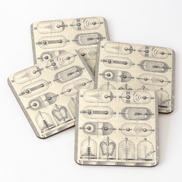 Item preview, Electrical Discharges Vintage Old Distressed Look Illustration designed and sold by TrulyEpoque.
