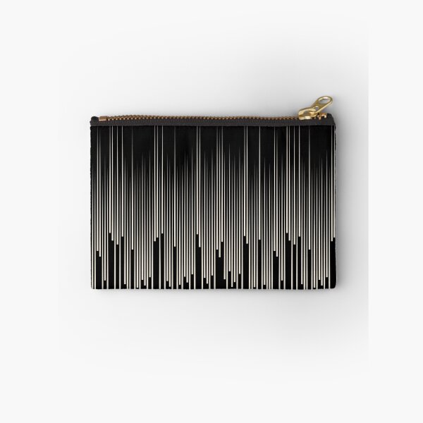 Item preview, Tan and Black Frequency Vertical Stripe Pattern Pairs 2022 Popular Color Collector's Item AF-45 - Colour Trends - Shades - Hues designed and sold by ColorOfTheYears.