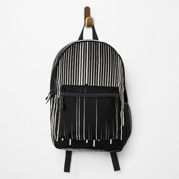 Item preview, Tan and Black Frequency Vertical Stripe Pattern Pairs 2022 Popular Color Collector's Item AF-45 - Colour Trends - Shades - Hues designed and sold by ColorOfTheYears.