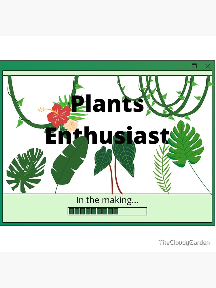 "Plants Enthusiast jungle themed design" Poster for Sale by