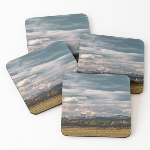 Item preview, Colorful sunset in the vineyards at the border between Italy and Slovenia designed and sold by zakaz86.