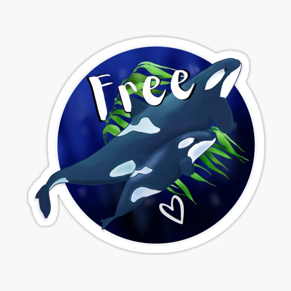 Orca Free - Killer Whale Sticker