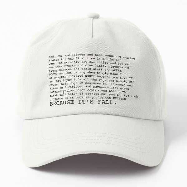 Taylor Swift Fall Tumblr Post Dad Hat