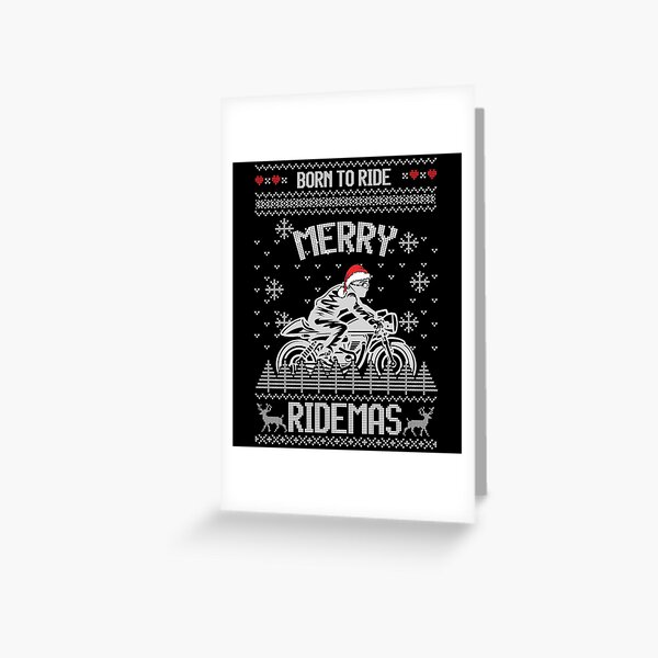 Item preview, Merry Ridemas Born To Ride designed and sold by Qudkin.