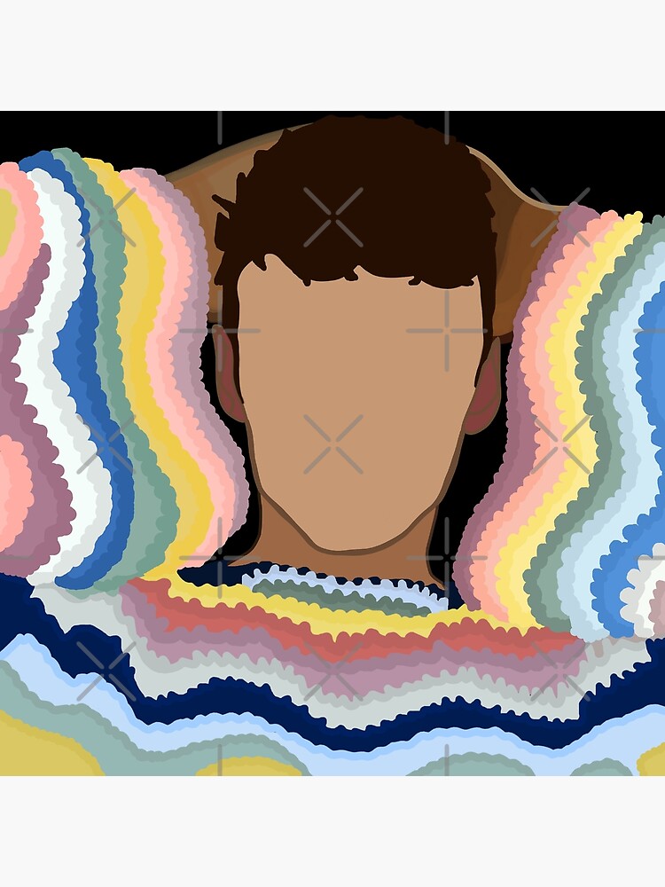 "TOM DALEY RAINBOW CROCHET SWEATER" Poster for Sale by AmzworlD333 Redbubble