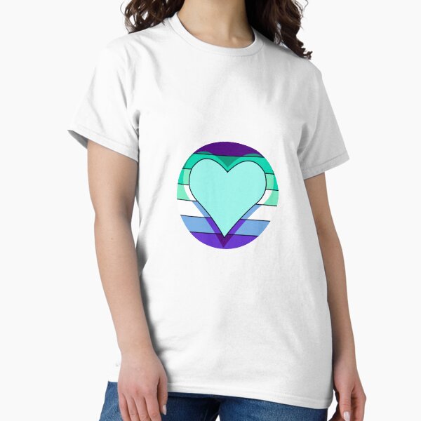Item preview, Ocean Themed Heart designed and sold by nobodypanic.