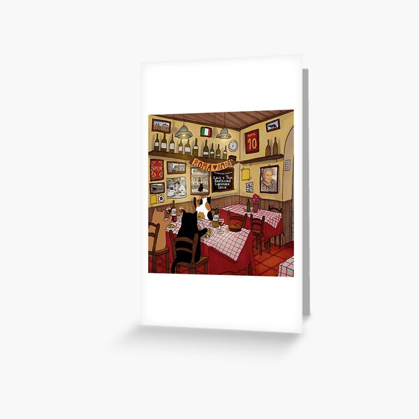 Item preview, Journal of a Cat in Rome - Trattoria Romana designed and sold by Stanis the Cat.