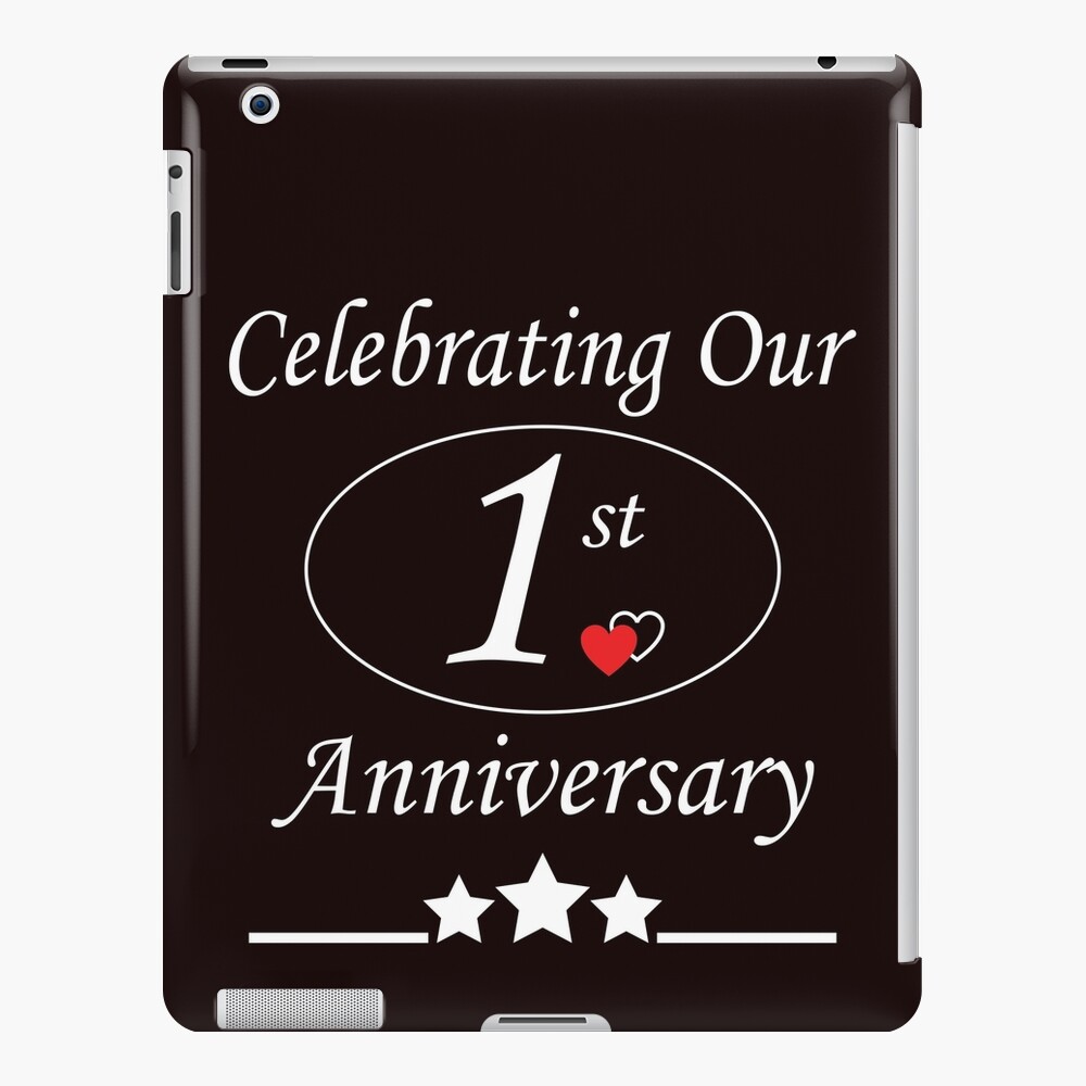 celebrating-our-1st-anniversary-married-couple-gift-ipad-case-skin