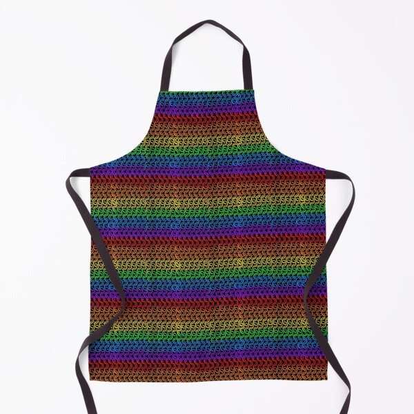 Item preview, Pride Flag Rainbow Chainmail Print designed and sold by JamieWetzel.