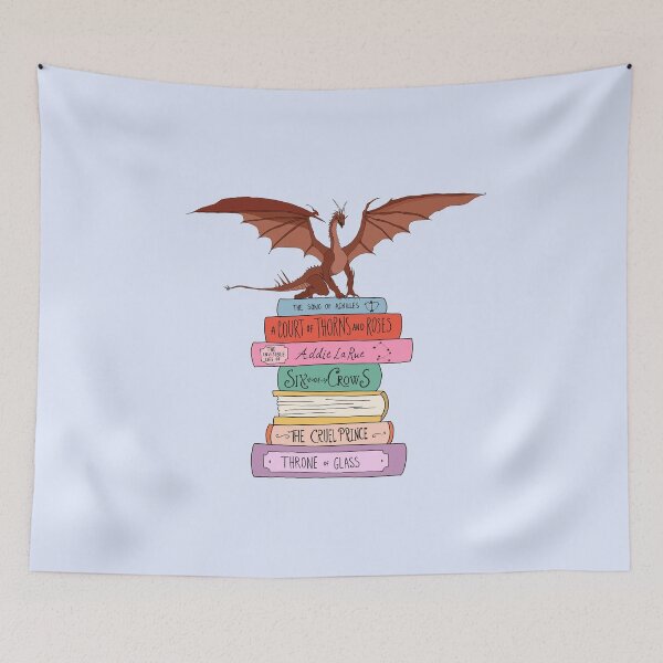 Item preview, Fantasy book stack designed and sold by bookloversclub.