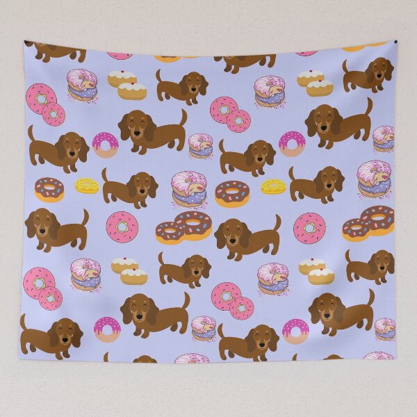 Item preview, Pink Donut Dackel designed and sold by pumpqin.