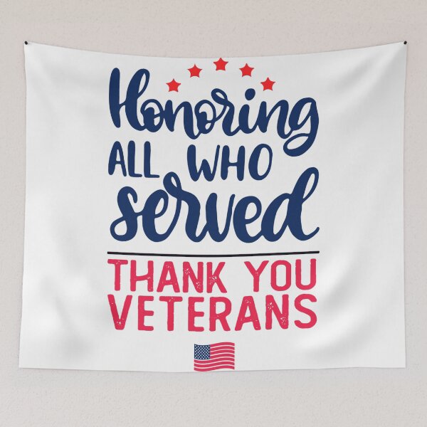 Item preview, Honoring All Who Served, Thank You Veterans designed and sold by NessiCreates.