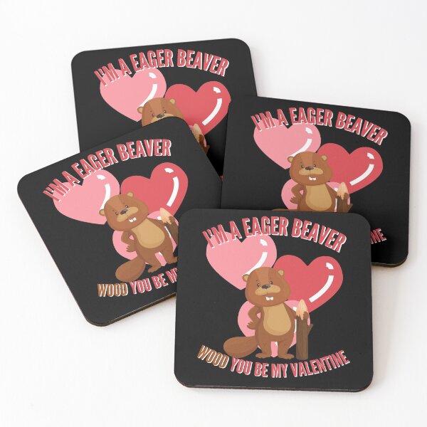 Item preview, Im A Eager Beaver Wood You Be My Valentine designed and sold by Vibbin4Life33.